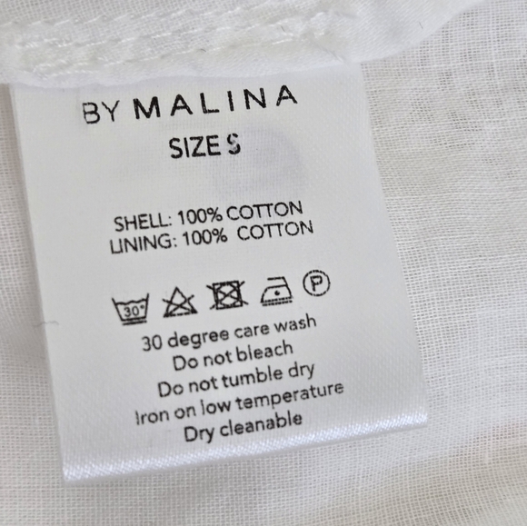 By Malina IRO Mini Dress Lase Details Romantic Embroided Coquette Size Small - Picture 14 of 16